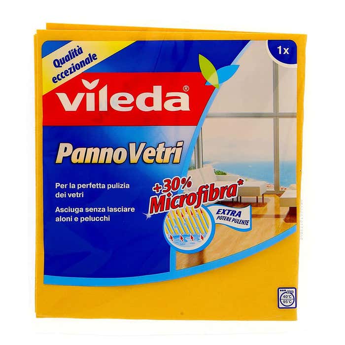 VILEDA Panno Vetri +30% Microfibra 