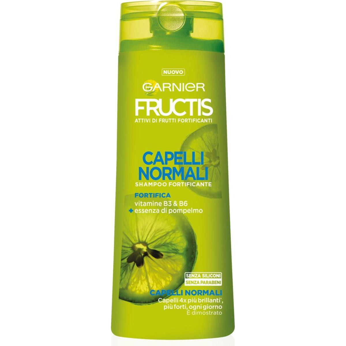 GARNIER Fructis Capelli Normali - Shampoo fortificante per capelli normali - 250 ml