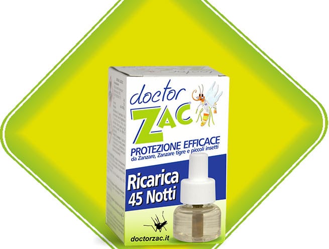 DOCTOR ZAC Ricarica 45 notti contro le zanzare 35 ml