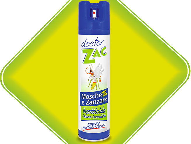 DOCTOR ZAC Mosche e zanzare Insetticida ad azione immediata 400 ml