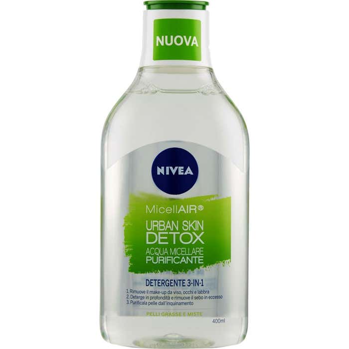 Nivea Micellair Urban Skin Detox Acqua Micellare Purificante Detergente 3-in-1 400 ml