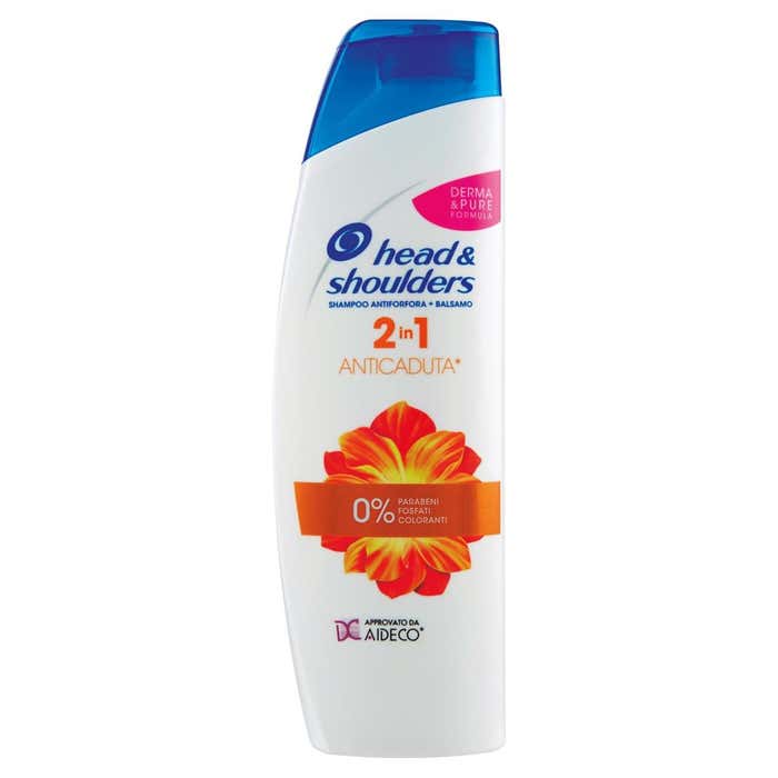 HEAD&SHOULDER Shampoo 2in1 Antiforfora+Balsamo Anti-Caduta 225ml