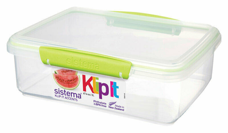 Sistema Klip It Accents Food Storage Container - 2 L 