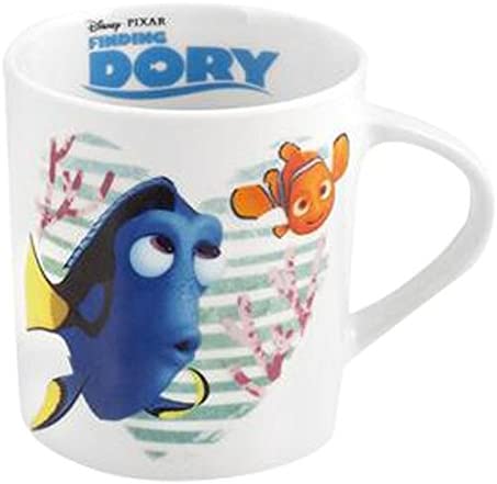 Dory Mug 330 CC, Porcellana, Bianco/Blu, 11x8x10 cm