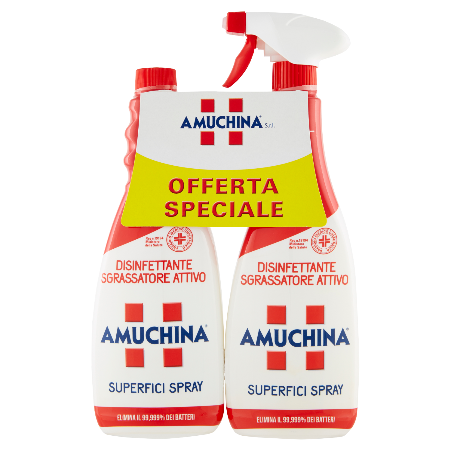 Amuchina Superfici Spray 750ml + Ricarica
