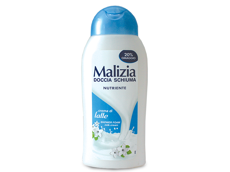 MALIZIA Doccia schiuma Nutriente crema di latte 300 ml 