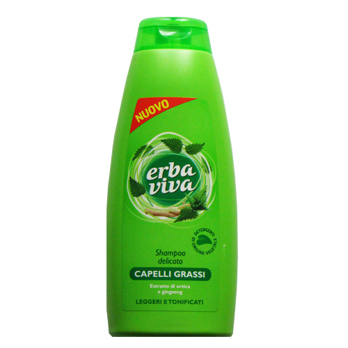 Erbaviva Shampoo Per Capelli Grassi All'Ortica E Ginseng 500 ml