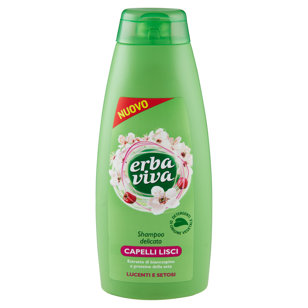 Erbaviva Shampoo delicato Capelli Lisci 500 ml