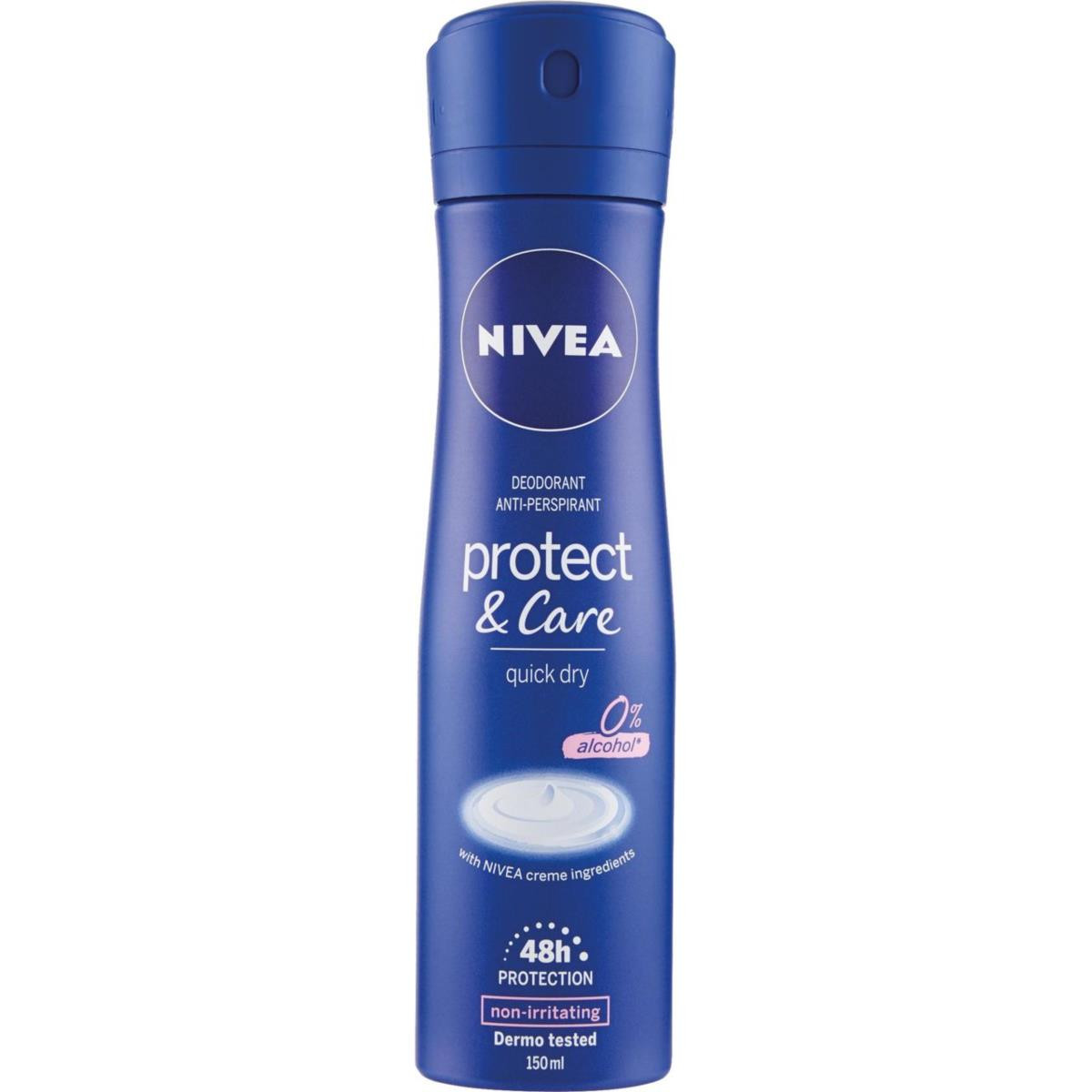 NIVEA Nivea Deodorant Anti-Perspirant protect & Care 150 ml