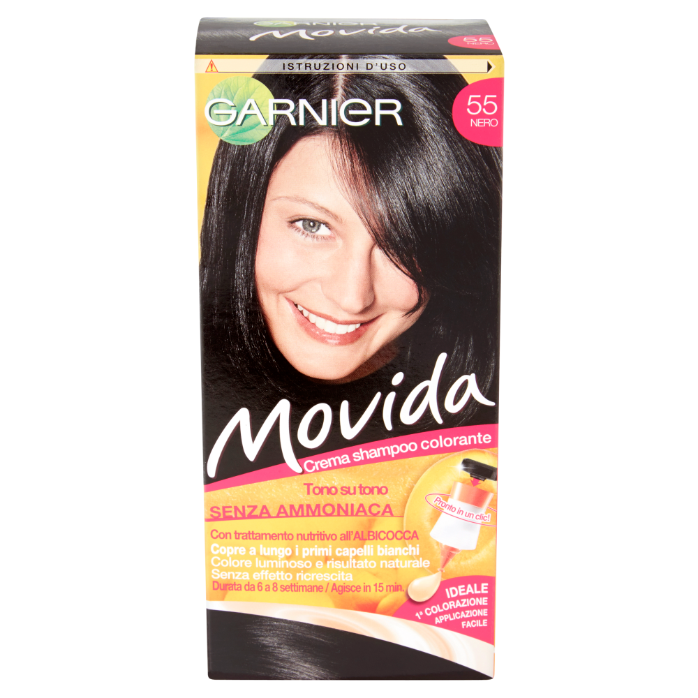 Movida Crema Shampoo Colorante Nero N.55