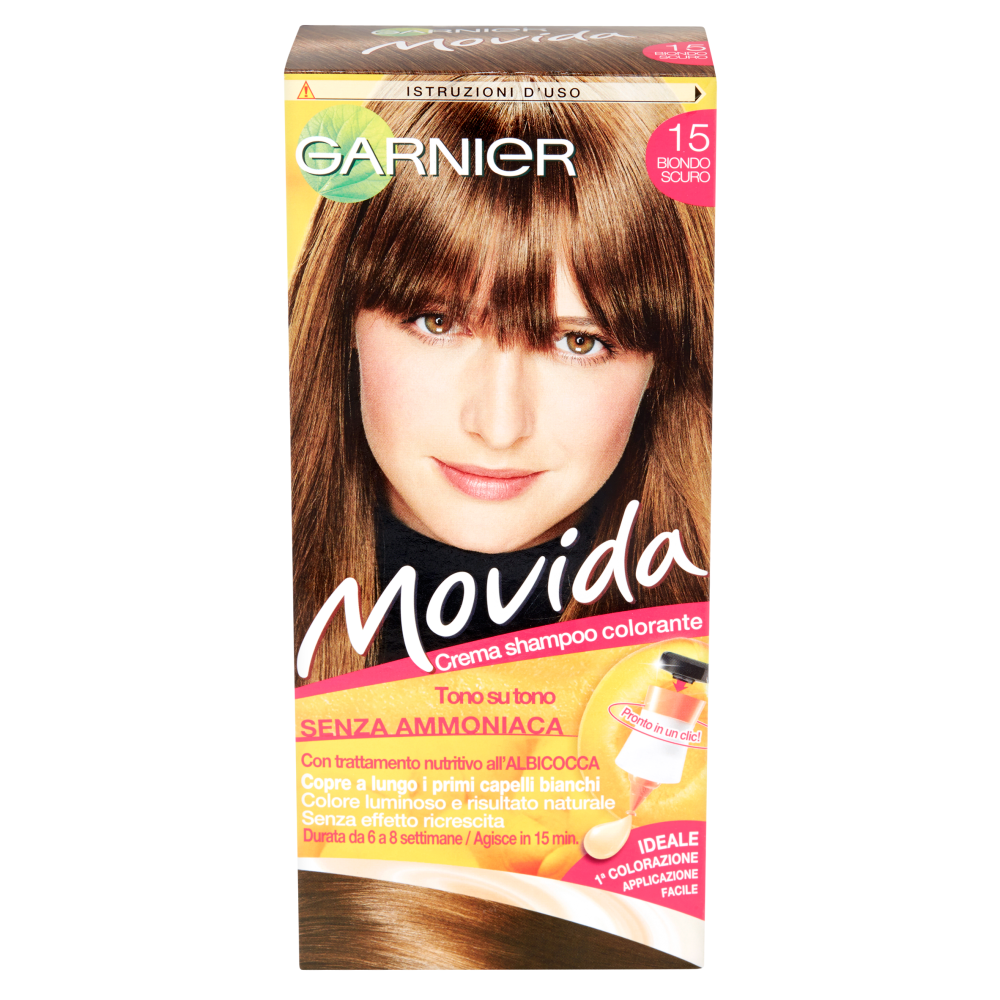 Movida Crema Shampoo Colorante Biondo Scuro N.15