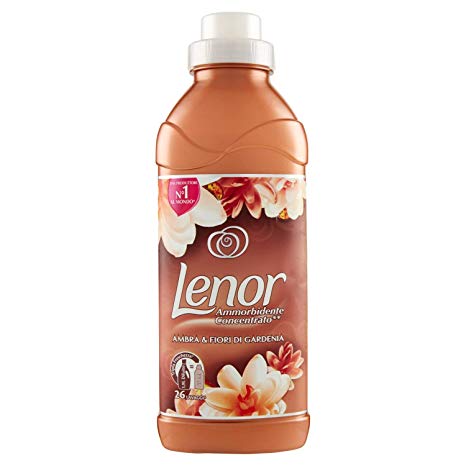 LENOR Lenor Ammorbidente Concentrato Ambra e Fiori di Gardenia 26 Lavaggi - 650 ml
