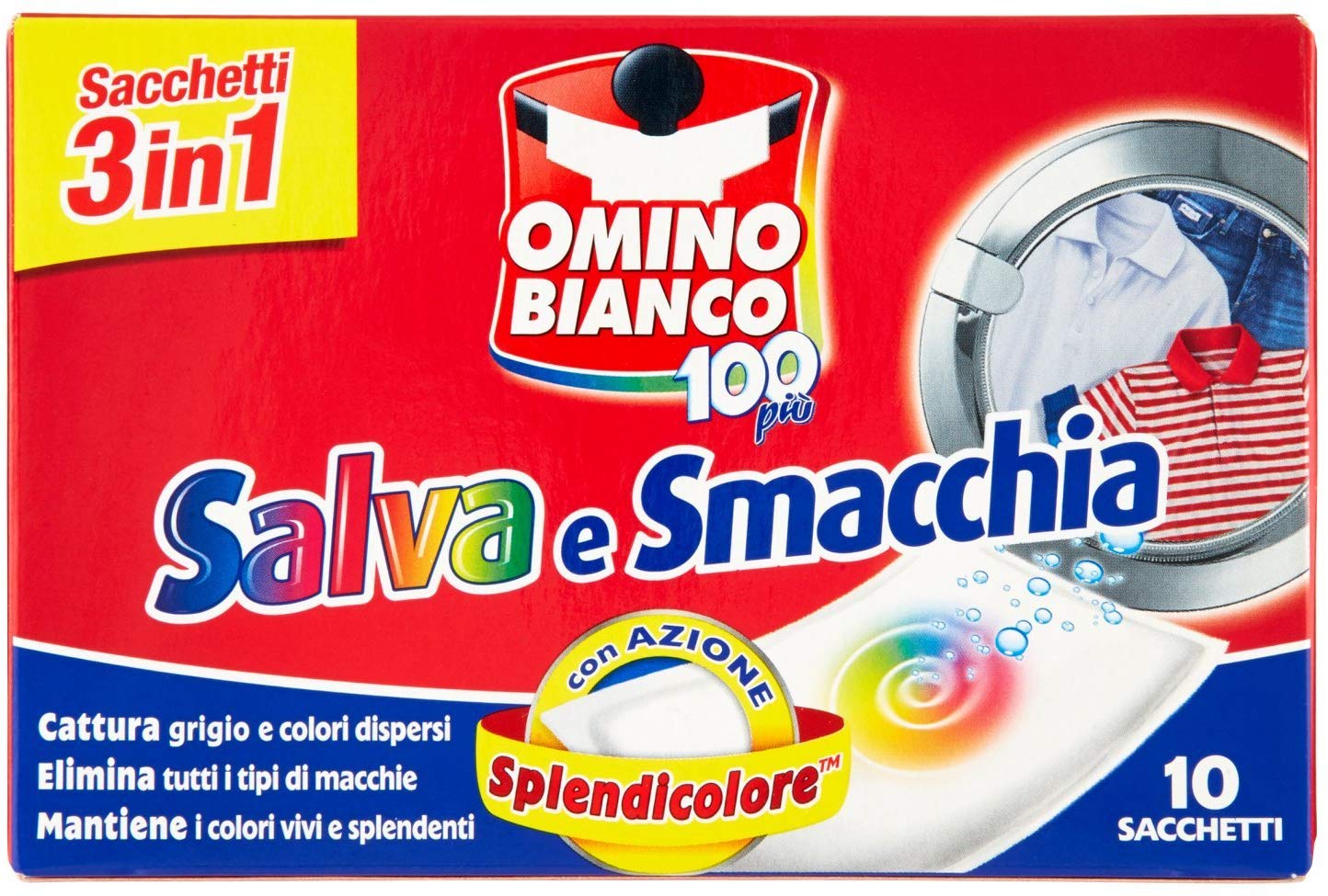 Omino Bianco - Salva e Smacchia, Sacchetti 3 in 1