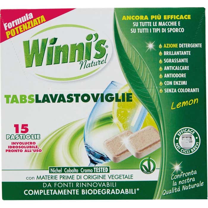 WINNI'S Winni's Tabs Lavastoviglie Lemon 15 x 16 g