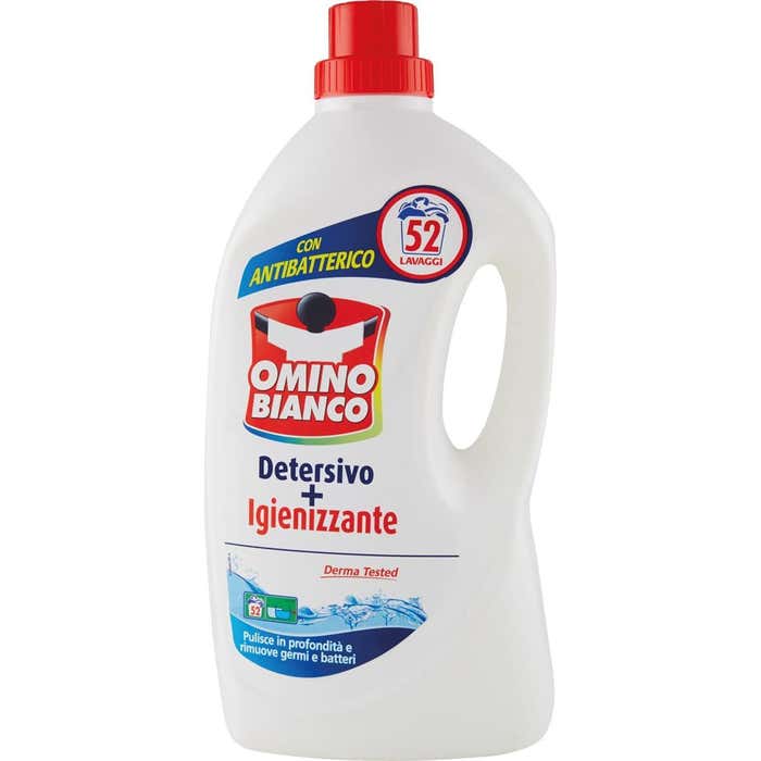OMINO BIANCO detersivo igienizzante lavaggi 52