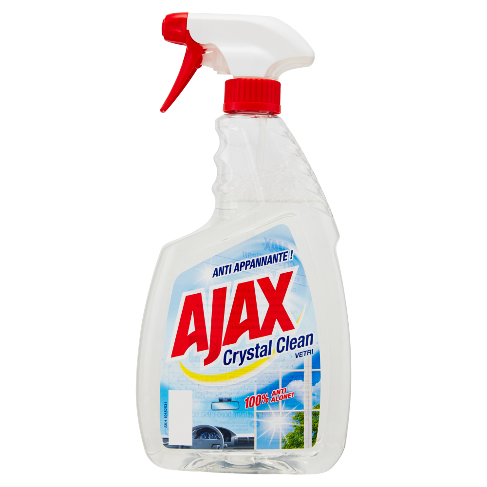 Ajax Crystal Clean Vetri con Ammoniaca 750 ml