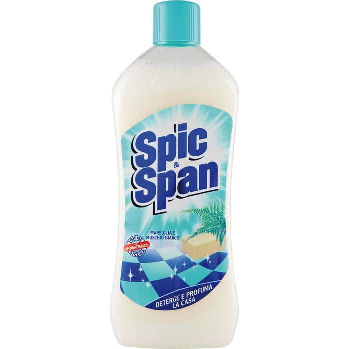 SPIC&SPAN detergente pavimenti marsiglia/muschio bianco lt 1
