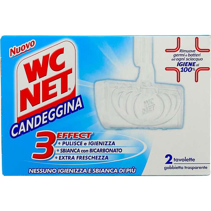 WC NET tavolette wc candeggina extra white 2 pz