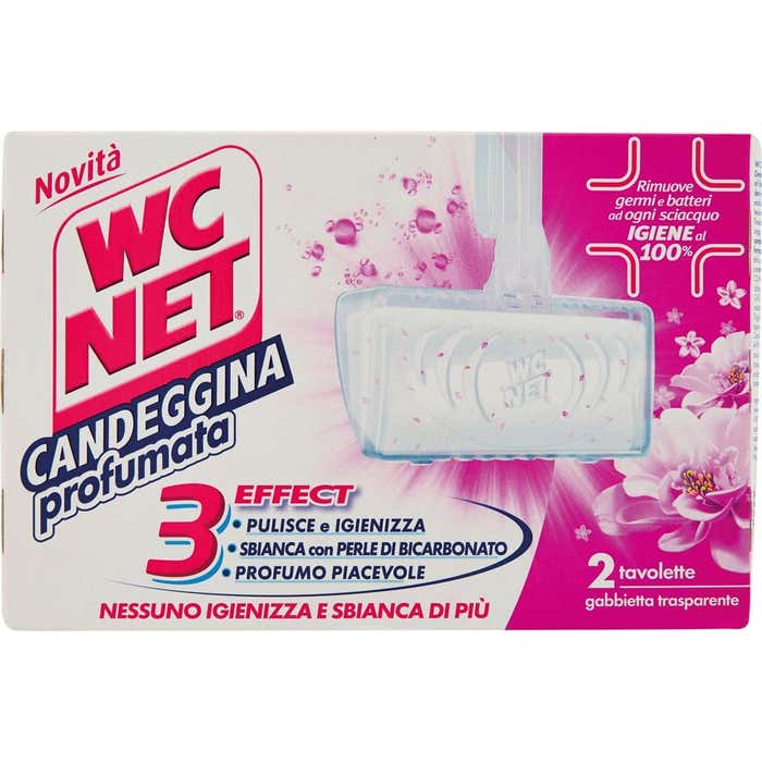 WC NET WC Net Candeggina profumata 3 Effect 2 x 40 g