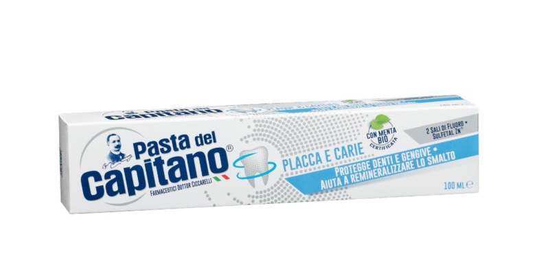 PASTA DEL CAPITANO dentifricio Placca e Carie 100 ml