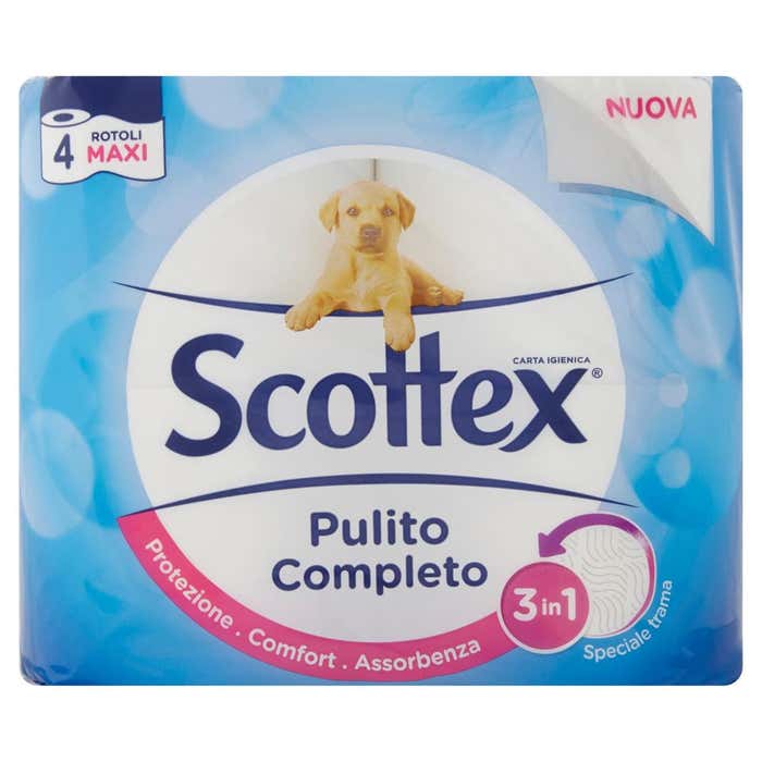 SCOTTEX Scottex Pulito Completo 4 pz
