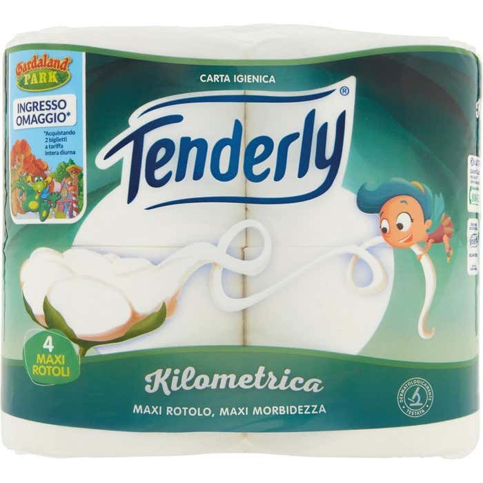 TENDERLY Carta Igienica Kilometrica 4 pz