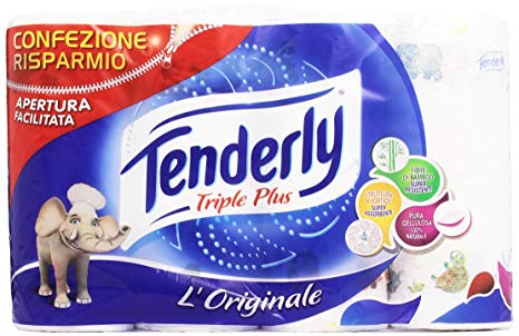 TENDERLY Triple Plus l'originale 4 Rotoli