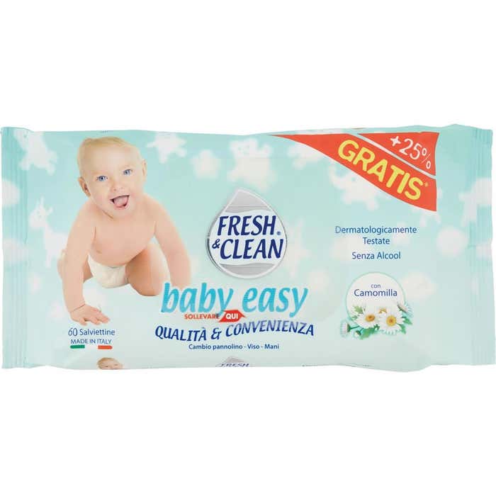 FRESH&CLEAN Baby Easy salviette 60 pezzi